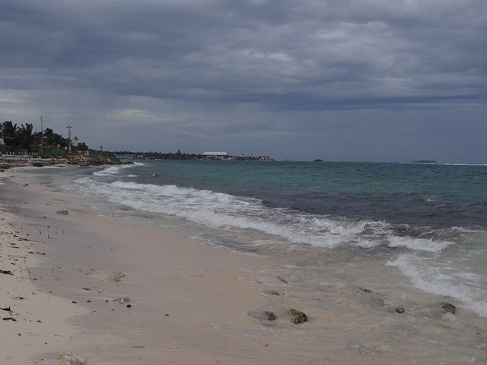Playa de San Luis y mar Caribe en San Andrés
