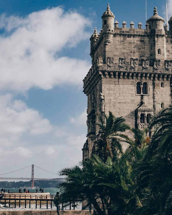 Torre de Belém junto al Tajo, Lisboa